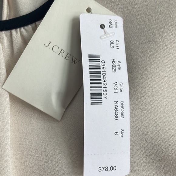 NWT J. Crew blouse - Picture 3 of 6